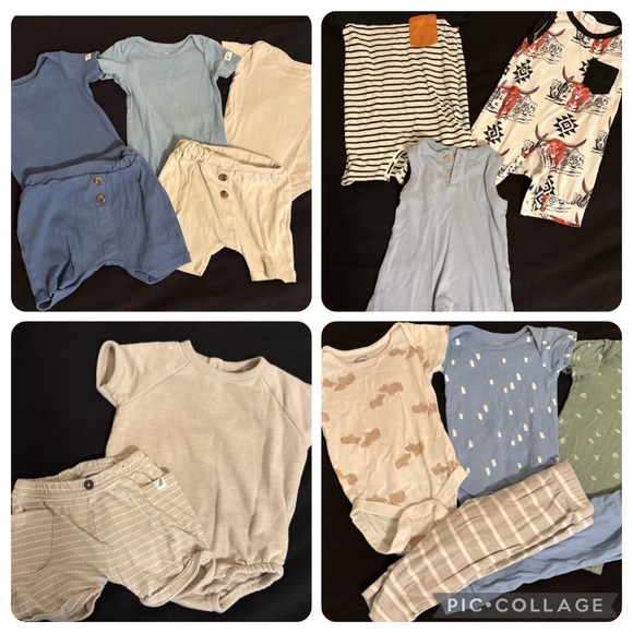 Gerber Kids Matching Sets - Blue, Beige, and Cream - Picture 1 of 1